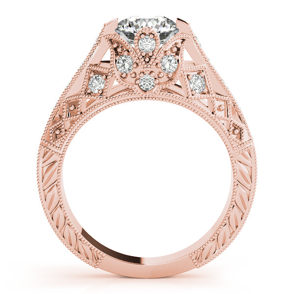 Vintage Lattice Diamond Engagement Ring (1/5 ct. tw.)