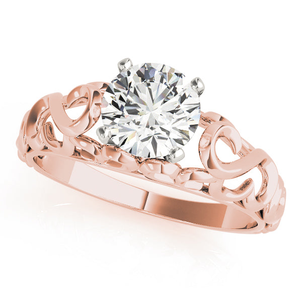 Romantic Filigree Engagement Ring
