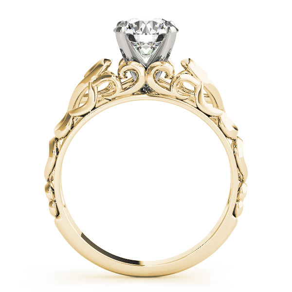 Romantic Filigree Engagement Ring