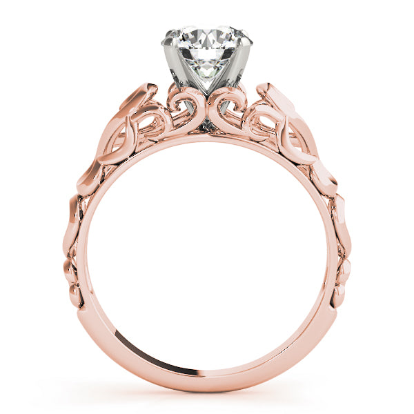 Romantic Filigree Engagement Ring