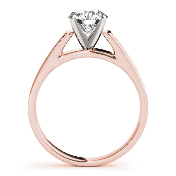 Classic Four-Prong Solitaire Diamond Engagement Ring
