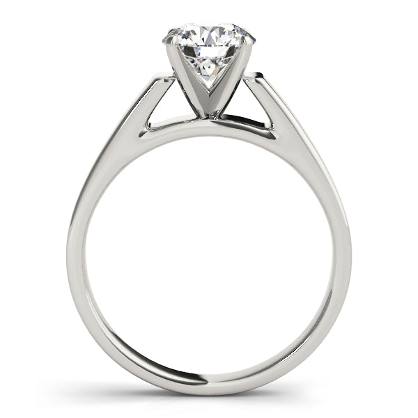 Classic Four-Prong Solitaire Diamond Engagement Ring