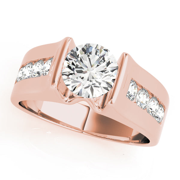 Channel-Set Diamond Engagement Ring (3/8 ct. tw.)