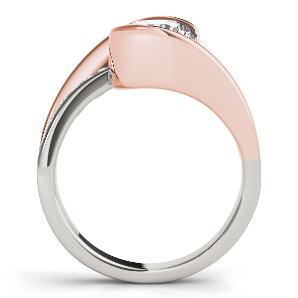 Twist Channel-Set Diamond Engagement Ring (1 1/2 ct. tw.)