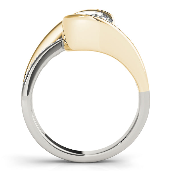 Twist Channel-Set Diamond Engagement Ring (1 1/2 ct. tw.)