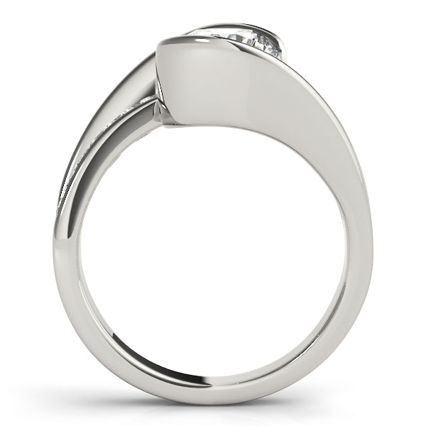 Twist Channel-Set Diamond Engagement Ring (1 1/2 ct. tw.)
