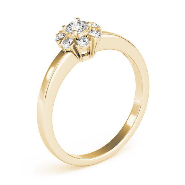 Classic Cluster Diamond Engagement Ring (1/10 ct. tw.)