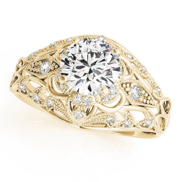 Vintage Filigree Diamond Engagement Ring (1/5 ct. tw.)