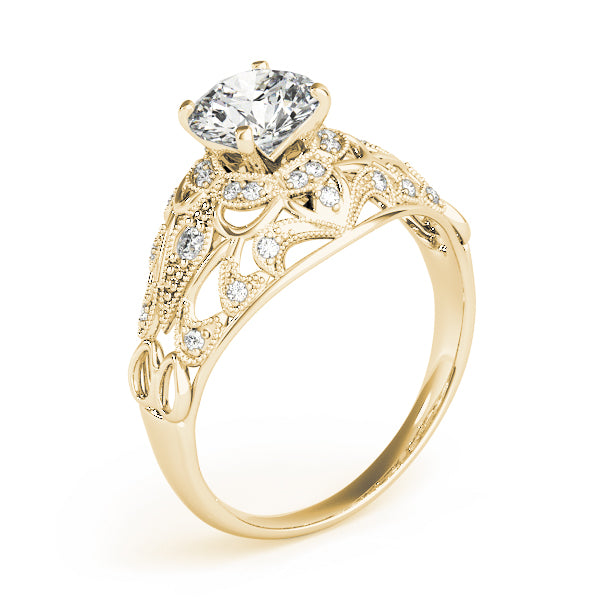 Vintage Filigree Diamond Engagement Ring (1/5 ct. tw.)