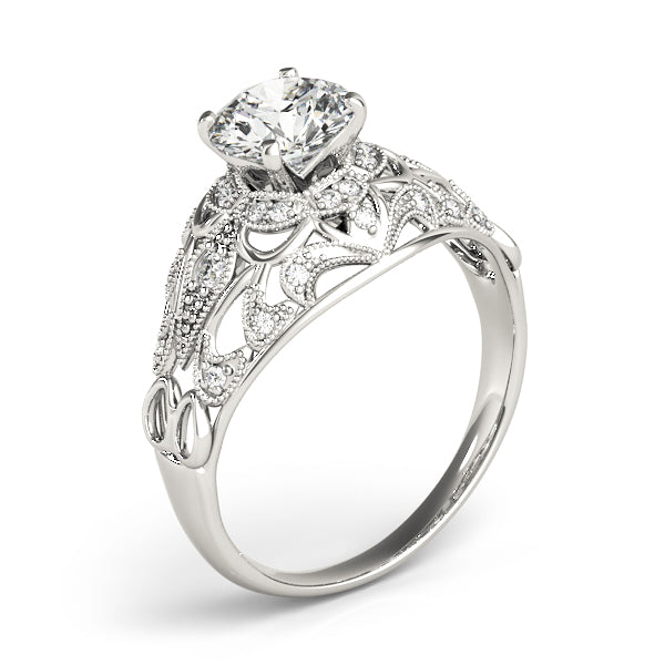 Vintage Filigree Diamond Engagement Ring (1/5 ct. tw.)
