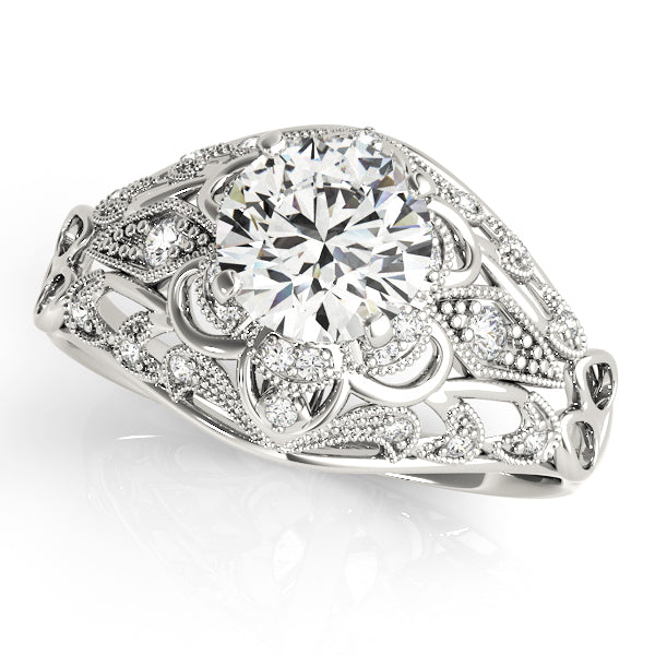 Vintage Filigree Diamond Engagement Ring (1/5 ct. tw.)