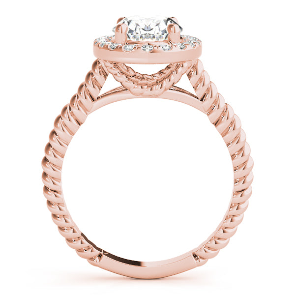 Halo Diamond Engagement Ring (1/8 ct. tw.)