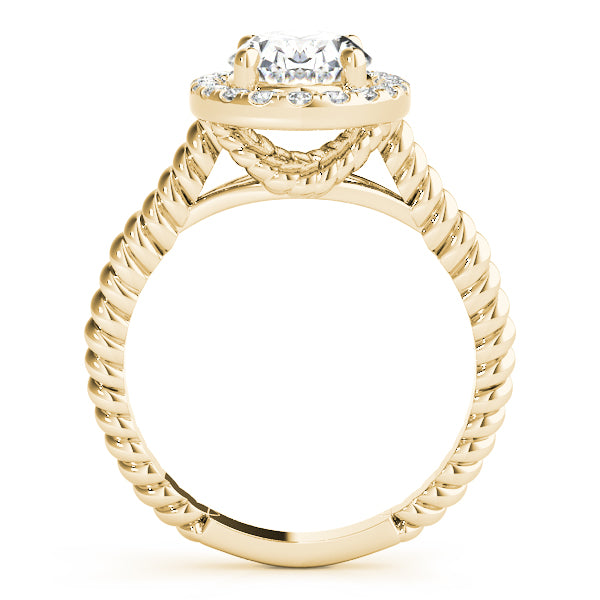 Halo Diamond Engagement Ring (1/8 ct. tw.)