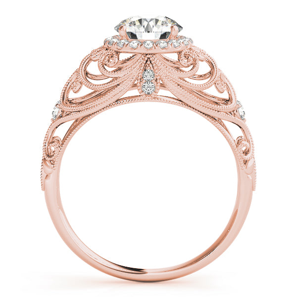 Vintage Halo Diamond Engagement Ring (1/5 ct. tw.)