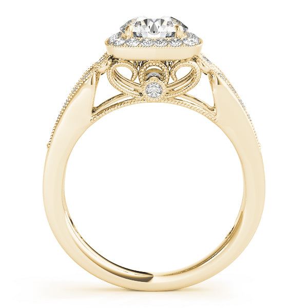Vintage Halo Diamond Engagement Ring (1/4 ct. tw.)