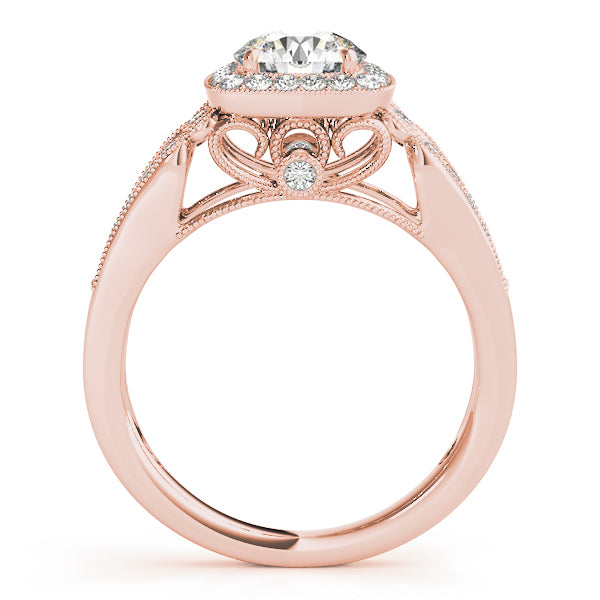 Vintage Halo Diamond Engagement Ring (1/4 ct. tw.)