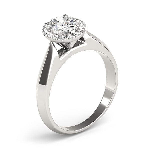 Classic Halo Diamond Engagement Ring (1/10 ct. tw.)