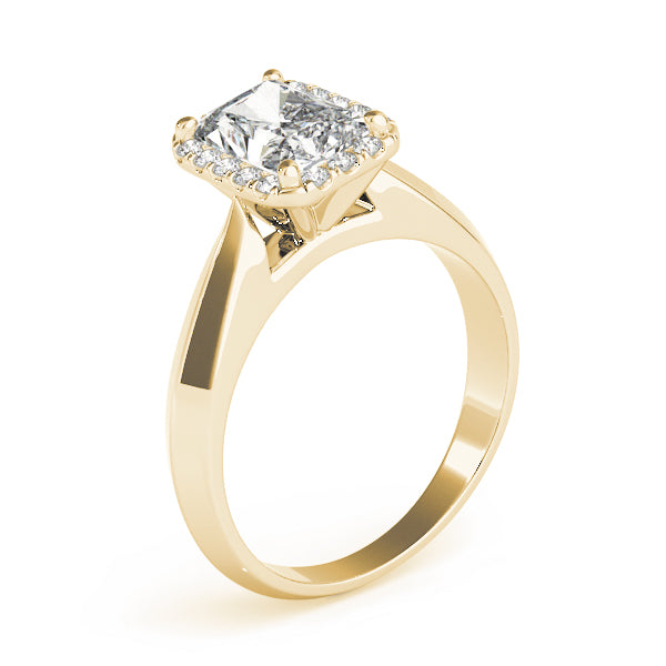 Halo Pavé Diamond Engagement Ring (1/4 ct. tw.)