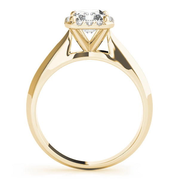 Halo Pavé Diamond Engagement Ring (1/4 ct. tw.)