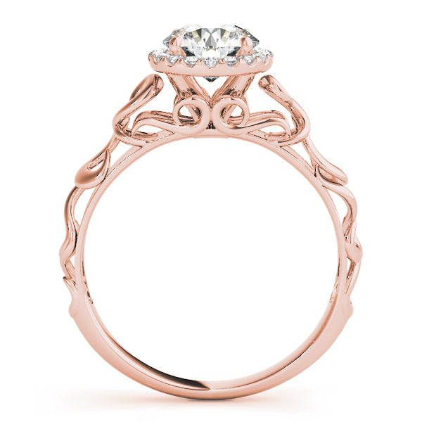 Romantic Halo Diamond Engagement Ring (1/5 ct. tw.)