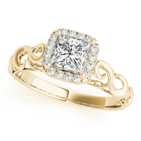 Romantic Halo Diamond Engagement Ring (1/5 ct. tw.)