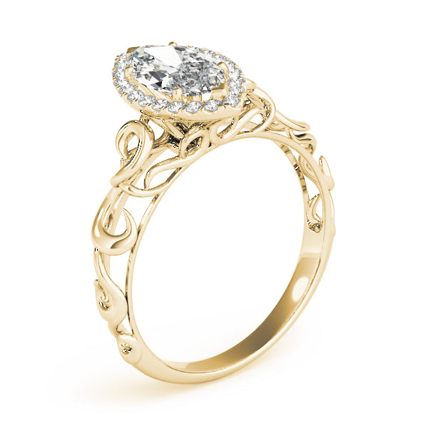 Romantic Halo Diamond Engagement Ring (1/5 ct. tw.)