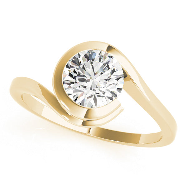 Modern Bezel Twist Solitaire Engagement Ring (2 ct. tw.)