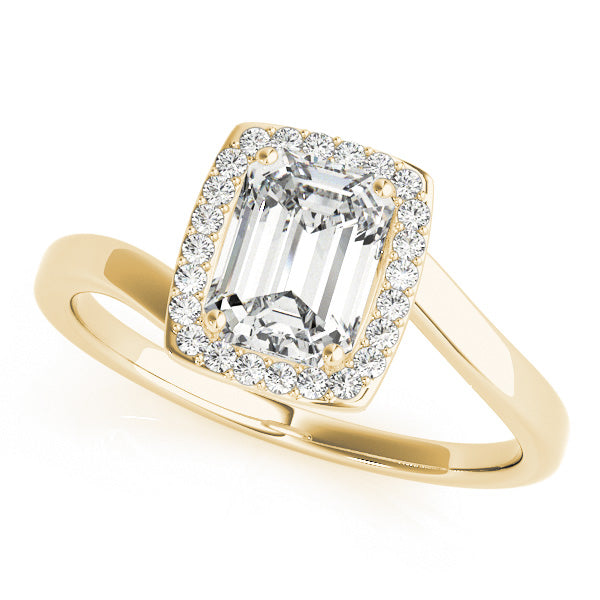 Halo Diamond Engagement Ring (1/8 ct. tw.)