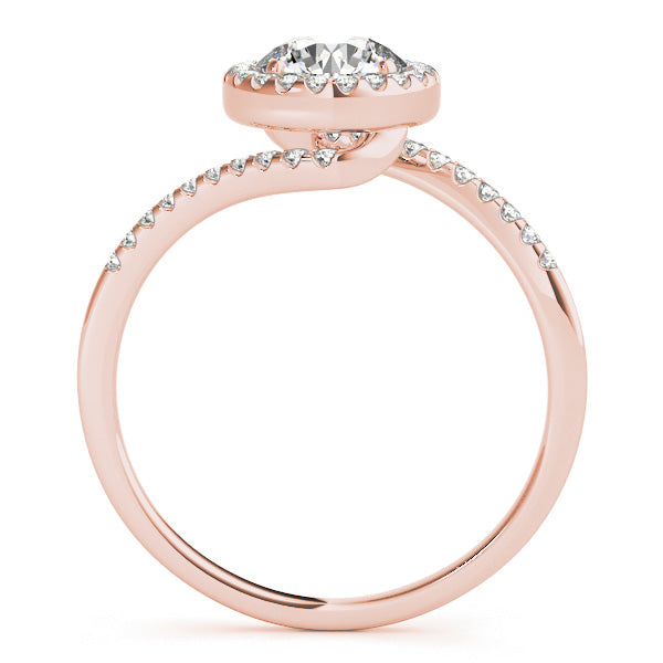 Petite Halo Diamond Engagement Ring (1/8 ct. tw.)