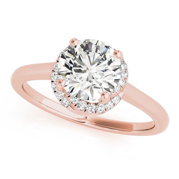 Halo Diamond Engagement Ring (1/8 ct. tw.)