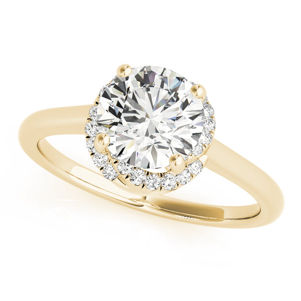 Halo Diamond Engagement Ring (1/8 ct. tw.)