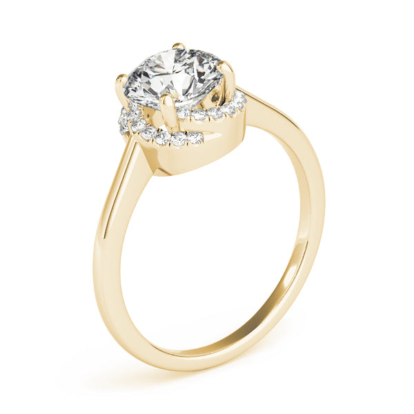 Halo Diamond Engagement Ring (1/8 ct. tw.)