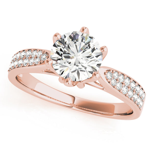 Pavé Diamond Engagement Ring (1/8 ct. tw.)