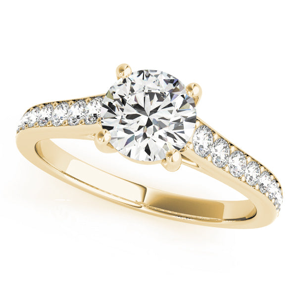 Classic Pavé Diamond Engagement Ring (1/3 ct. tw.)