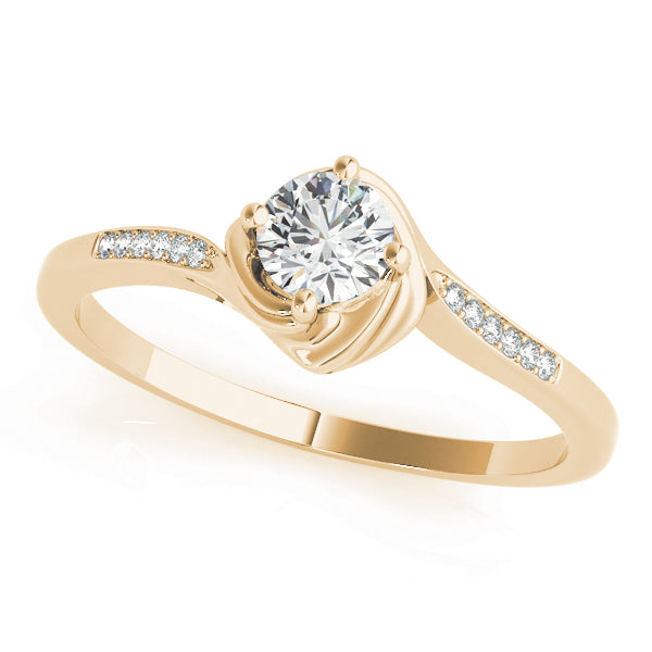 Channel-Set Diamond Engagement Ring (1/20 ct. tw.)