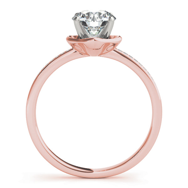 Petite Pavé Diamond Engagement Ring (1/15 ct. tw.)