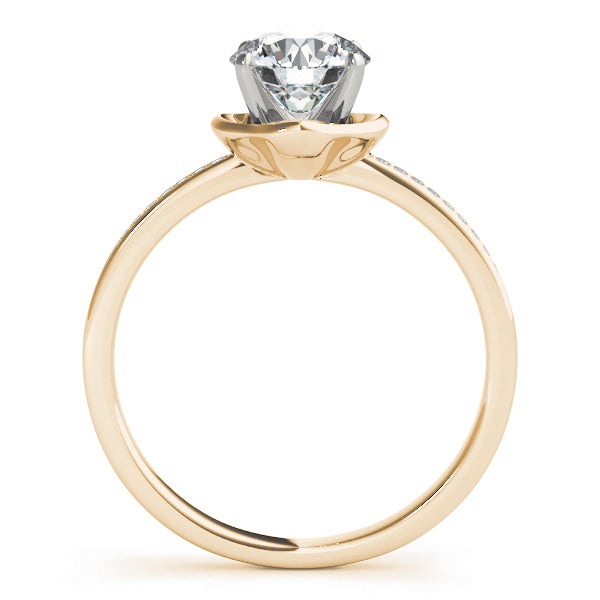 Petite Pavé Diamond Engagement Ring (1/15 ct. tw.)