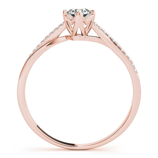 Petite Twist Diamond Engagement Ring (1/20 ct. tw.)