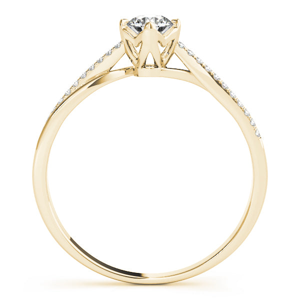 Petite Twist Diamond Engagement Ring (1/20 ct. tw.)