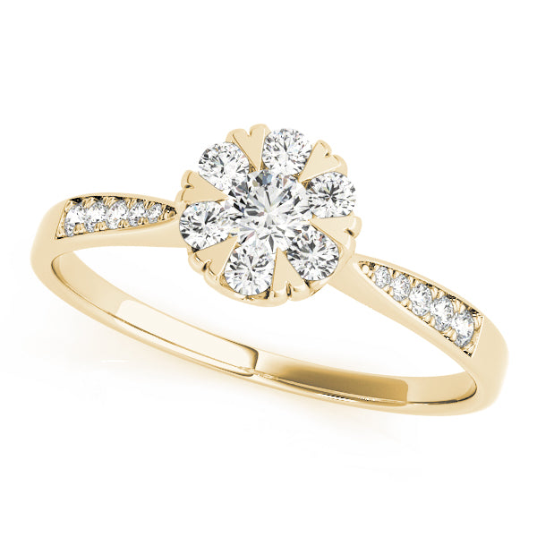 Cluster Diamond Engagement Ring (1/5 ct. tw.)