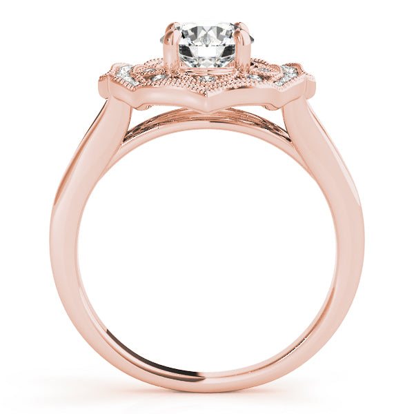 Romantic Halo Diamond Engagement Ring (1/5 ct. tw.)