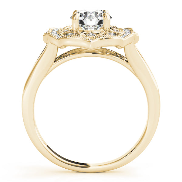 Romantic Halo Diamond Engagement Ring (1/5 ct. tw.)
