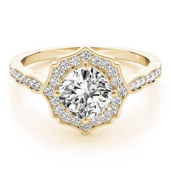 Romantic Halo Diamond Engagement Ring (1/5 ct. tw.)