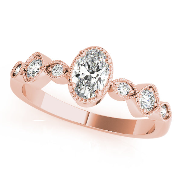 Vintage Milgrain Diamond Engagement Ring (1/6 ct. tw.)