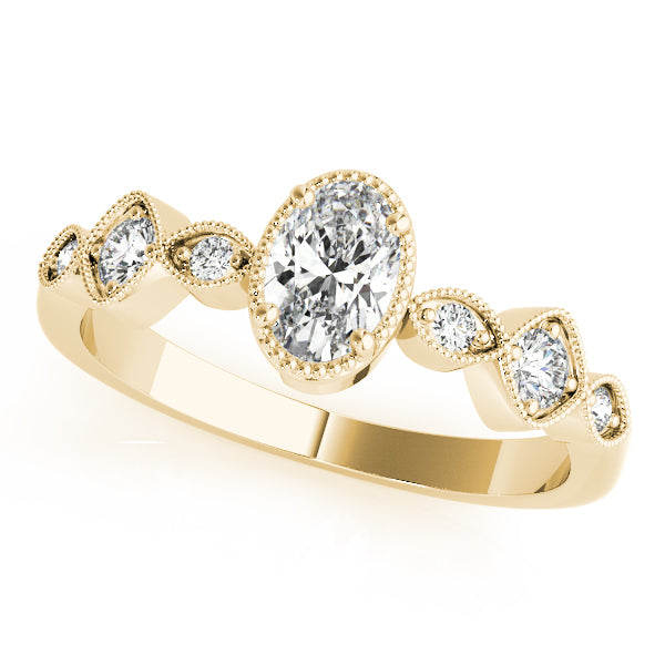 Vintage Milgrain Diamond Engagement Ring (1/6 ct. tw.)