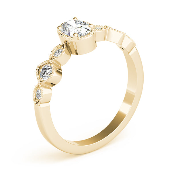 Vintage Milgrain Diamond Engagement Ring (1/6 ct. tw.)