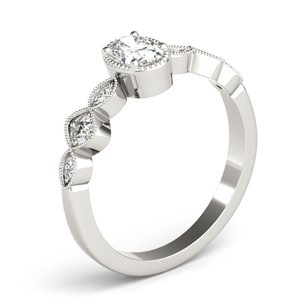 Vintage Milgrain Diamond Engagement Ring (1/6 ct. tw.)