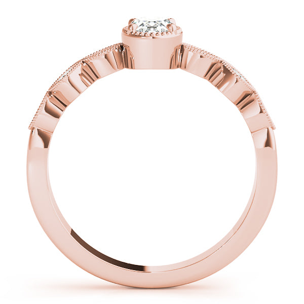 Vintage Milgrain Diamond Engagement Ring (1/6 ct. tw.)