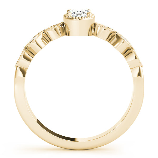 Vintage Milgrain Diamond Engagement Ring (1/6 ct. tw.)