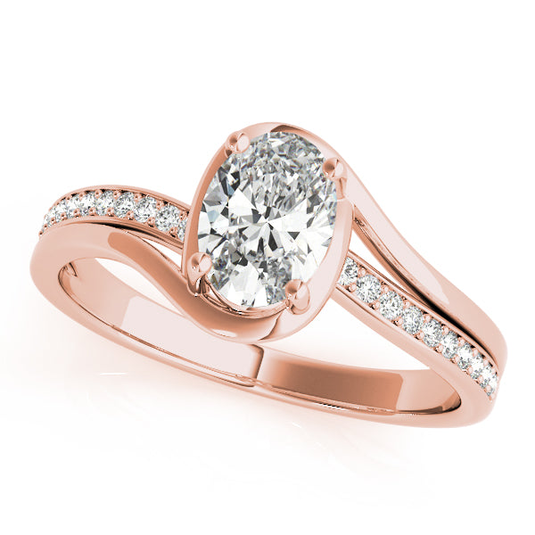 Petite Twist Diamond Engagement Ring (1/10 ct. tw.)